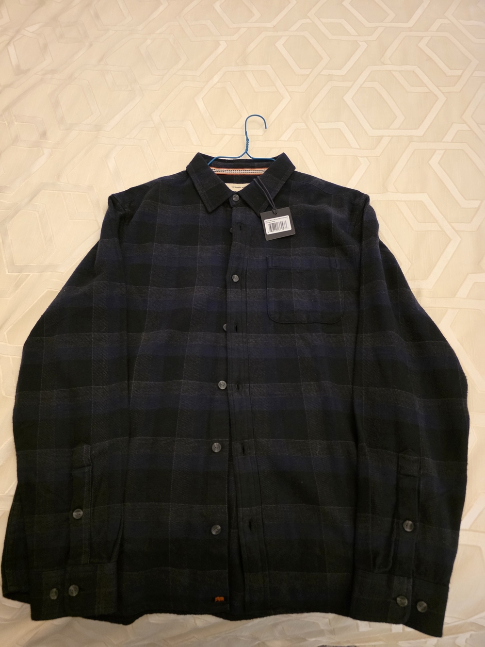 The Normal Brand - Louis Heavyweight Flannel Overshirt - Midnight Plaid